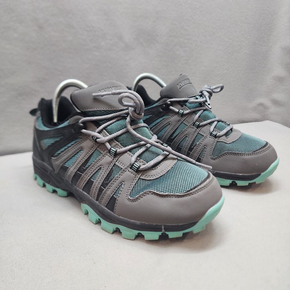 Khombu Sneakers 10 M Grey Teal Synthetic Upper Sherpa Athletic